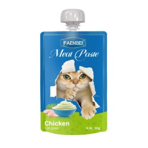 FAENBEI CAT MEAT PASTE - CHICKEN CAT GRASS (90 G)