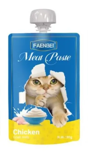 FAENBEI CAT MEAT PASTE - CHICKEN GOAT MILK (90 G)