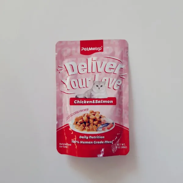 PETMETRO CAT - CHICKEN & SALMON POUCH (85 G)