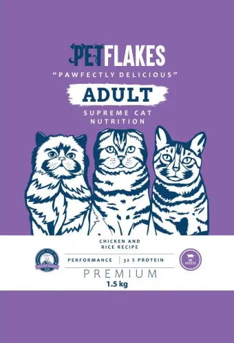 PET FLAKES - CAT - ADULT 1.5 KG