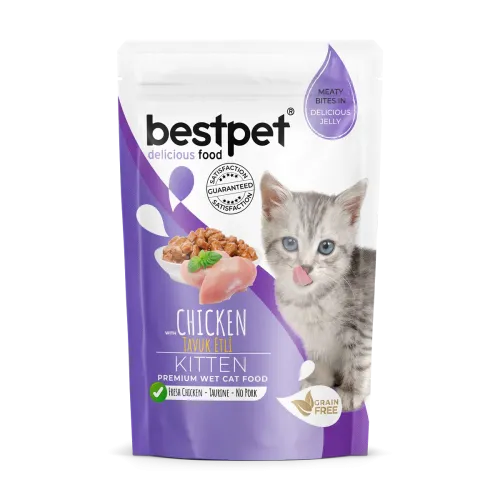 BESTPET - KITTEN - CHICKEN IN JELLY 85 G