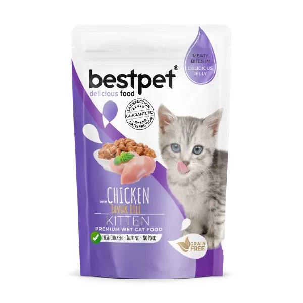 BESTPET - KITTEN - CHICKEN IN JELLY 85 G