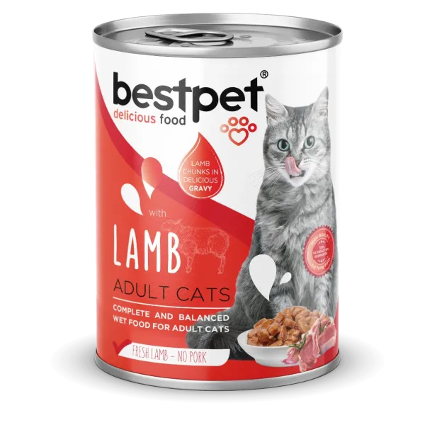 BESTPET - CAT ADULT - LAMB CHUNKS IN GRAVY 400 G