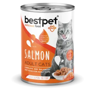 BESTPET - CAT ADULT - SALMON CHUNKS IN GRAVY 400 G