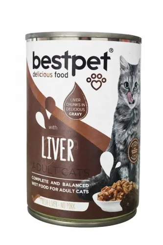 BESTPET - CAT ADULT - LIVER CHUNKS IN GRAVY 400 G