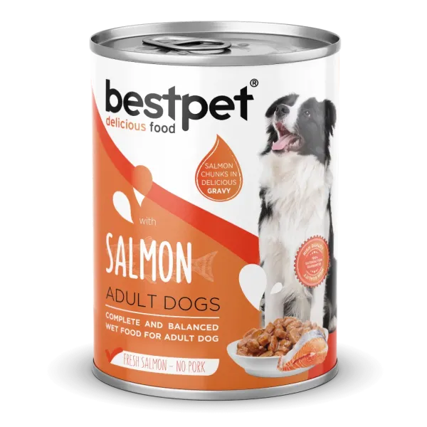 BESTPET - DOG ADULT - SALMON CHUNKS IN GRAVY 400 G