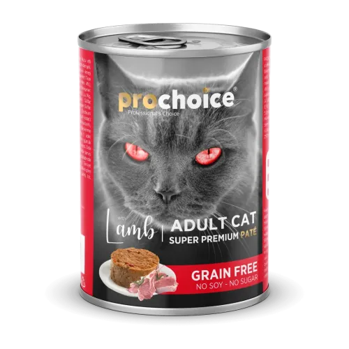 PROCHOICE - CAT ADULT - LAMB PATÉ - GRAIN FREE 400 G