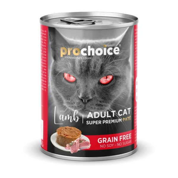 PROCHOICE - CAT ADULT - LAMB PATÉ - GRAIN FREE 400 G