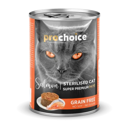 PROCHOICE - CAT ADULT - SALMON PATÉ - GRAIN FREE 400 G