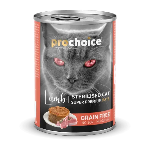 PROCHOICE - CAT STERILSED - LAMB PATÉ - GRAIN FREE 400 G