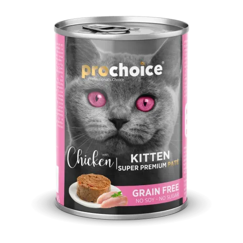 PROCHOICE - KITTEN - CHICKEN PATÉ - GRAIN FREE 400 G