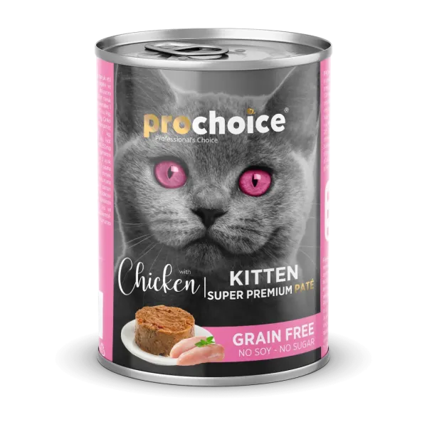 PROCHOICE - KITTEN - CHICKEN PATÉ - GRAIN FREE 400 G