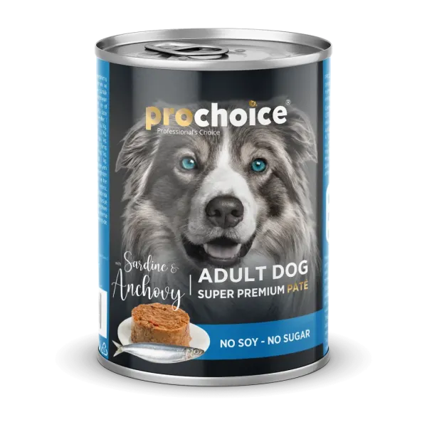PROCHOICE - DOG ADULT - SARDINE and ANCHOVY PATÉ 400 G