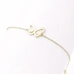 Butterfly Bracelet – 18K Gold Butterfly Bracelet