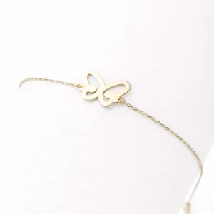 Butterfly Bracelet – 18K Gold Butterfly Bracelet