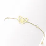Butterfly Whisper Bracelet – 18K Gold Bracelet