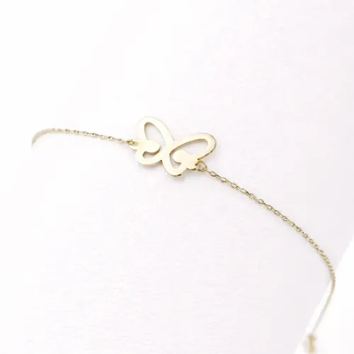 BUTTERFLY WHISPER – 18K GOLD BRACELET