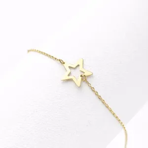 Celestial Star Bracelet – 18K Gold Bracelet