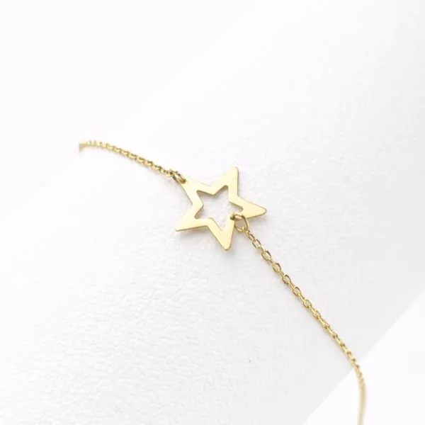 Celestial Star Bracelet – 18K Gold Bracelet