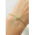 Clover Bracelet – 18K Gold Lucky Clover Bracelet