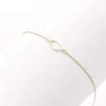 Elongated Oval Bracelet – 18K Gold Bracelet