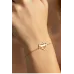 Geometric Heart – 18K Gold Bracelet