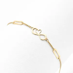 Infinite Love Bracelet – 18K Gold Bracelet