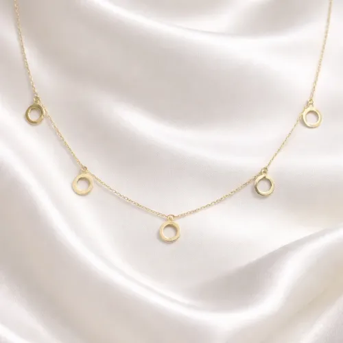 ORIA CIRCLE NECKLACE IN 18K GOLD