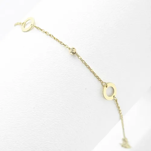 ORIA CIRCLES BRACELET – 18K GOLD BRACELET