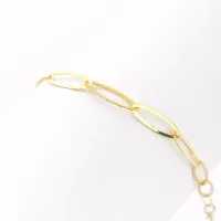Oval Chain – 18K Gold Link Bracelet