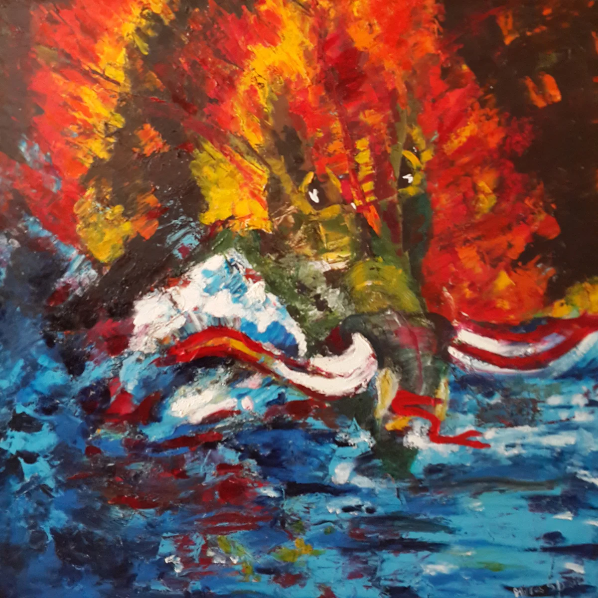 and then he drowned