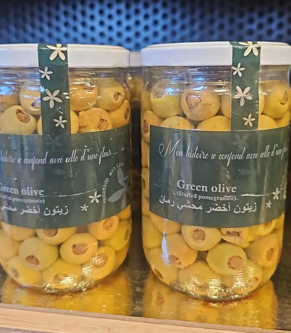 Yasmina Green Olive Stuffed Pomegranate
