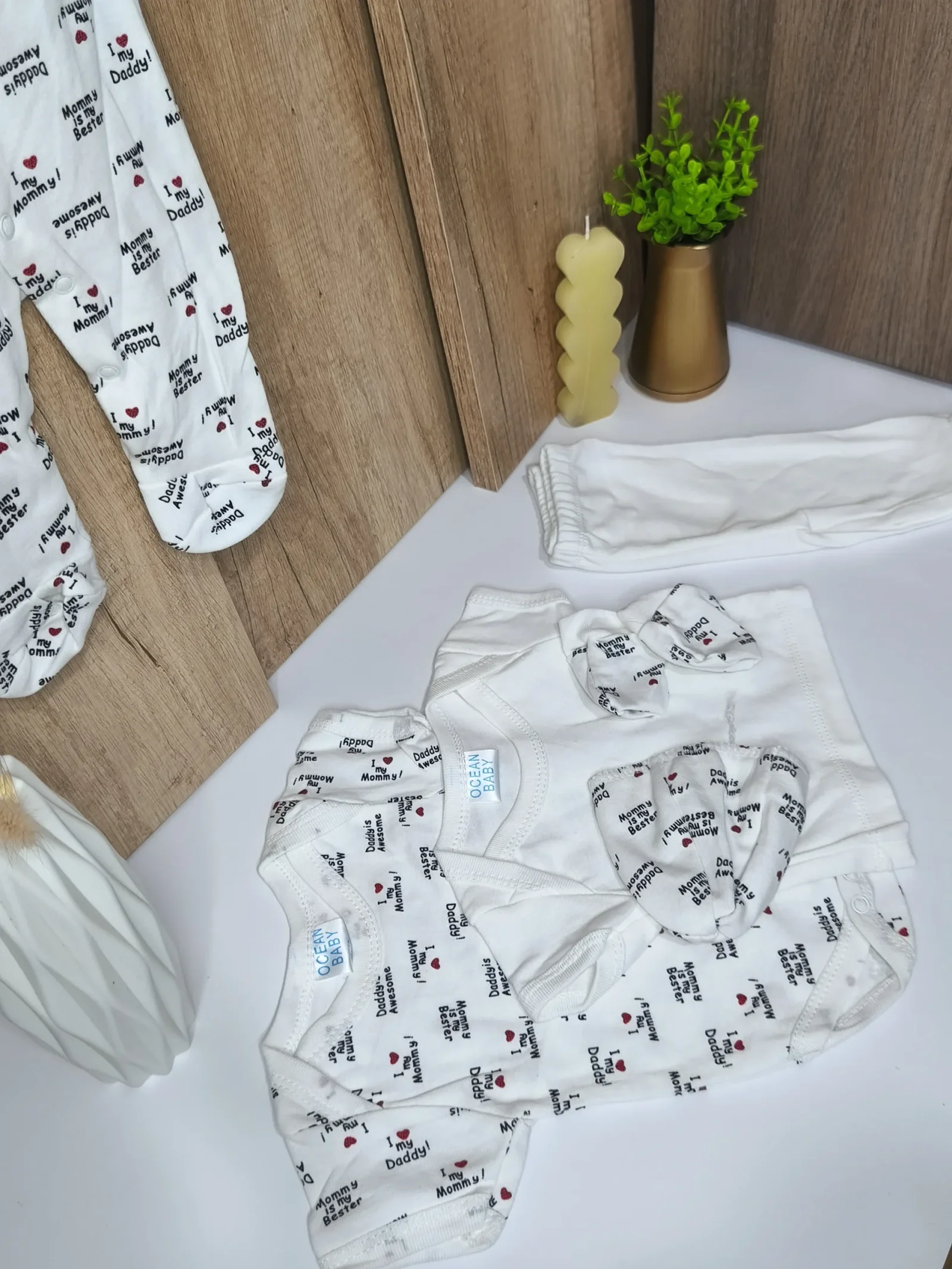 I Love Daddy And Mommy Set Of 8 pcs