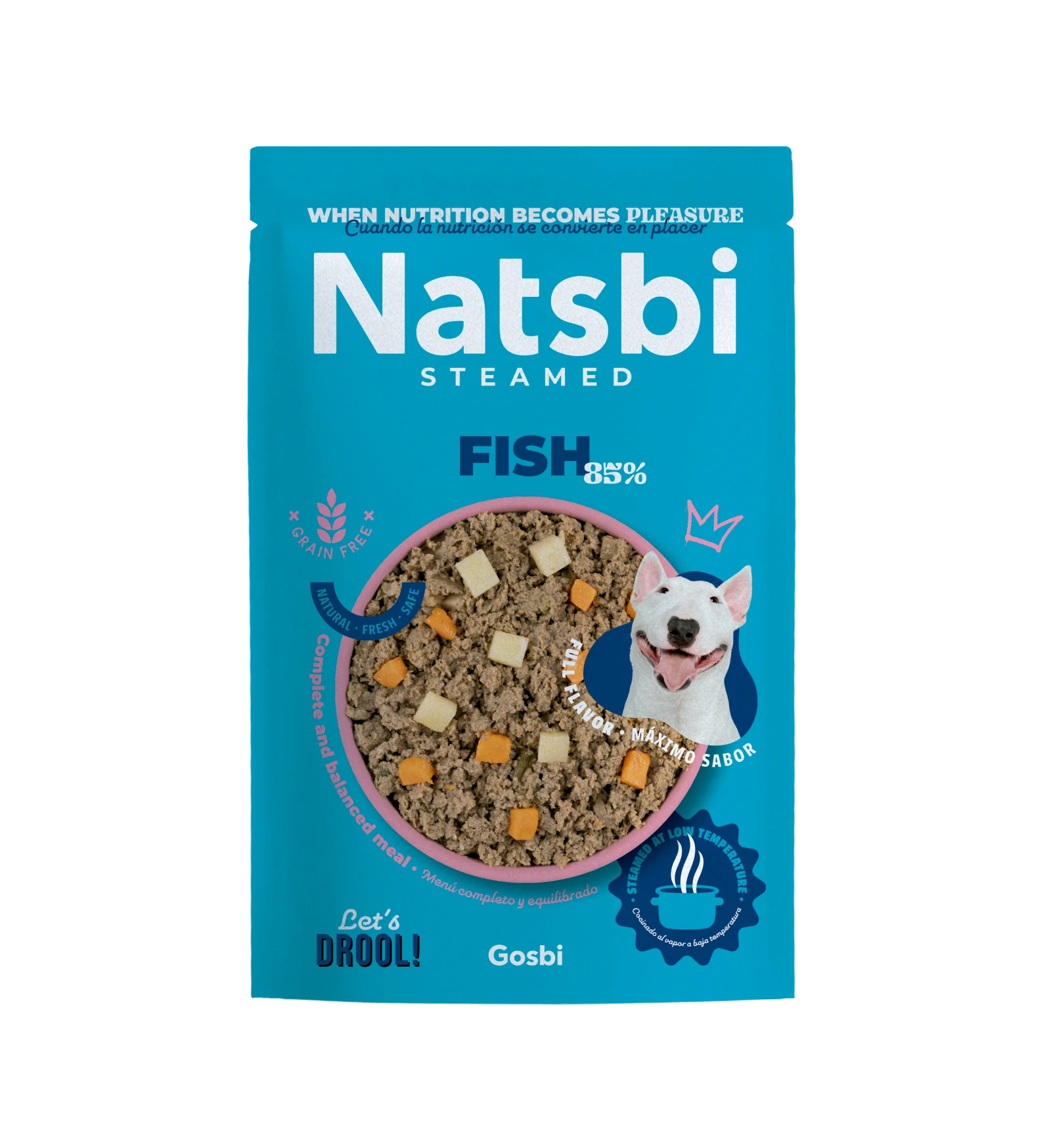 NATSBI DOG STEAMED FISH 500 G