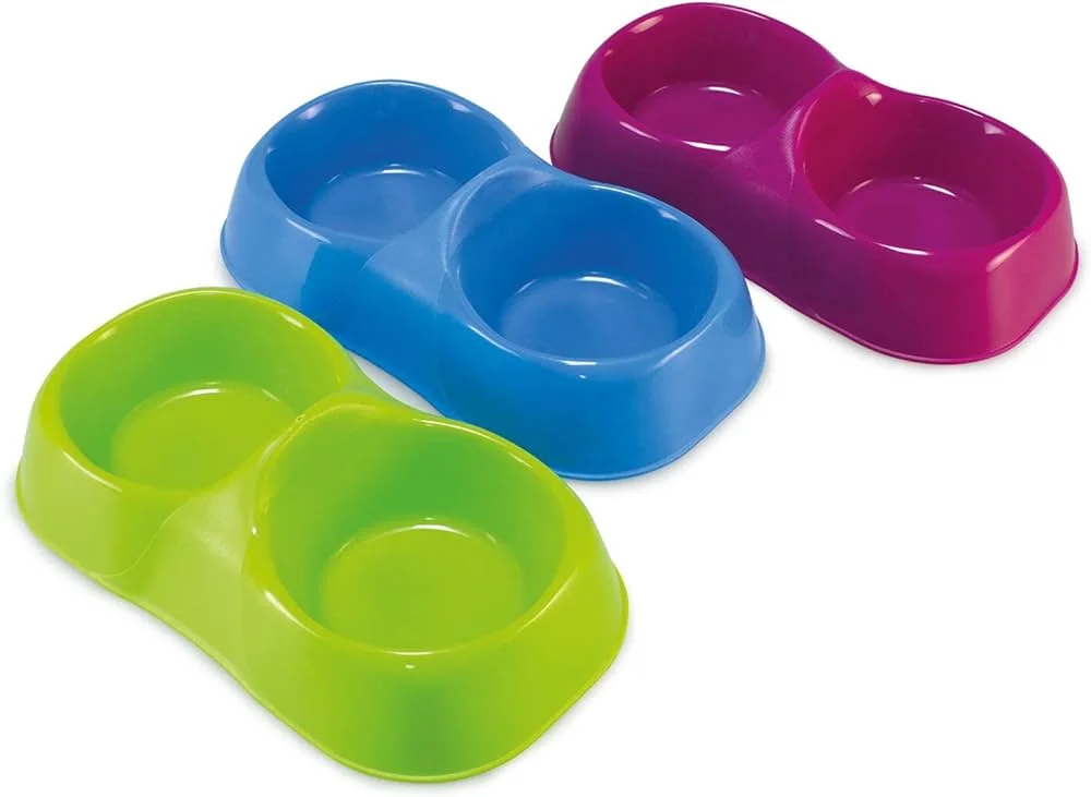 BOWL PLASTIC DOUBLE MEDIUM