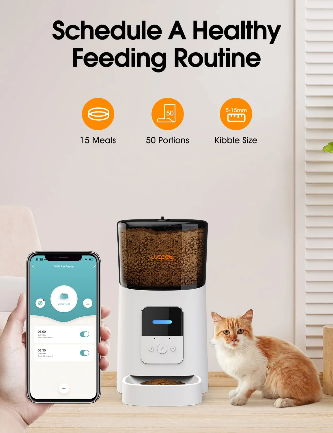 AUTOMATIC FEEDER FOR PETS