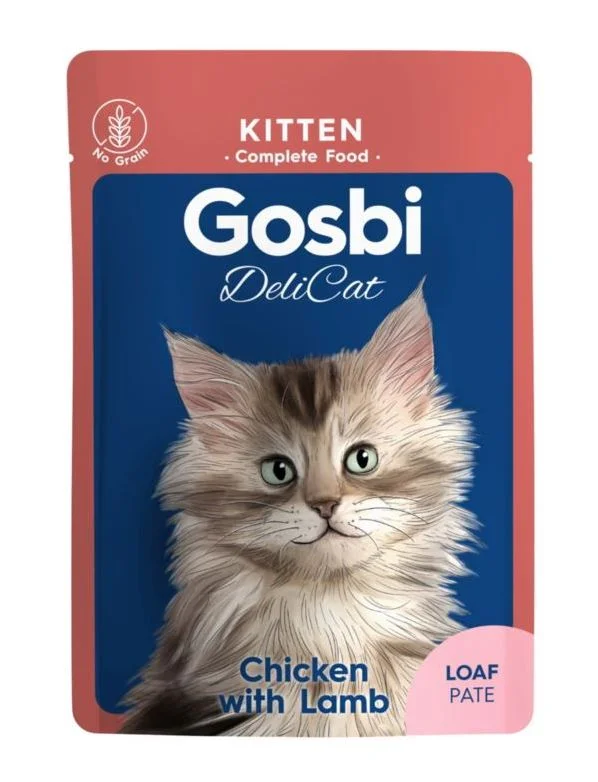 GOSBI DELICAT KITTEN CHICKEN - LAMB LOAF 70 G