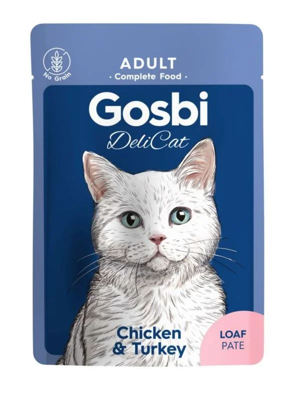 GOSBI DELICAT ADULT CHICKEN - TURKEY 70 G