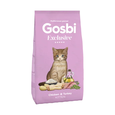 GOSBI EXCLUSIVE CAT KITTEN CHICKEN & TURKEY 400 G