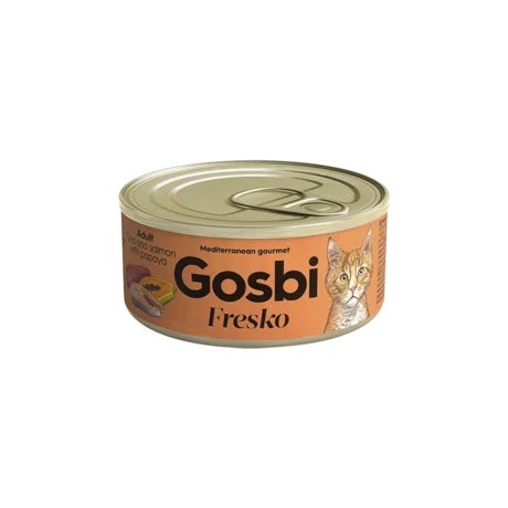 GOSBI FRESKO CAT STERILIZED TUNA - SALMON - PAPAYA 70 G