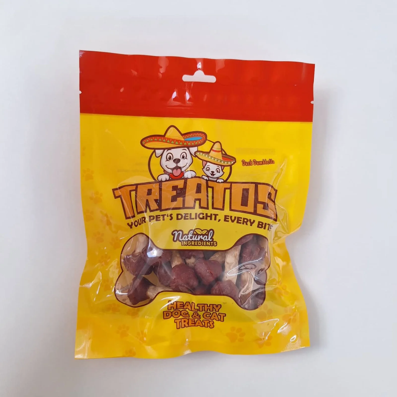 TREATOS - DUCK DUMBBELLS (200 G)