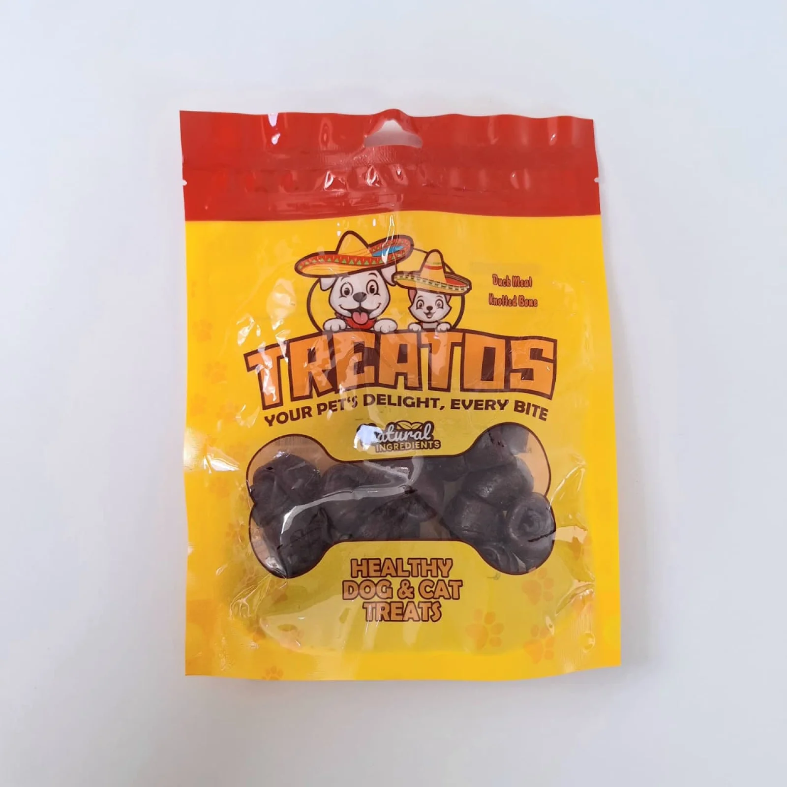 TREATOS - DUCK MEAT KNOTTED BONE (200 G)