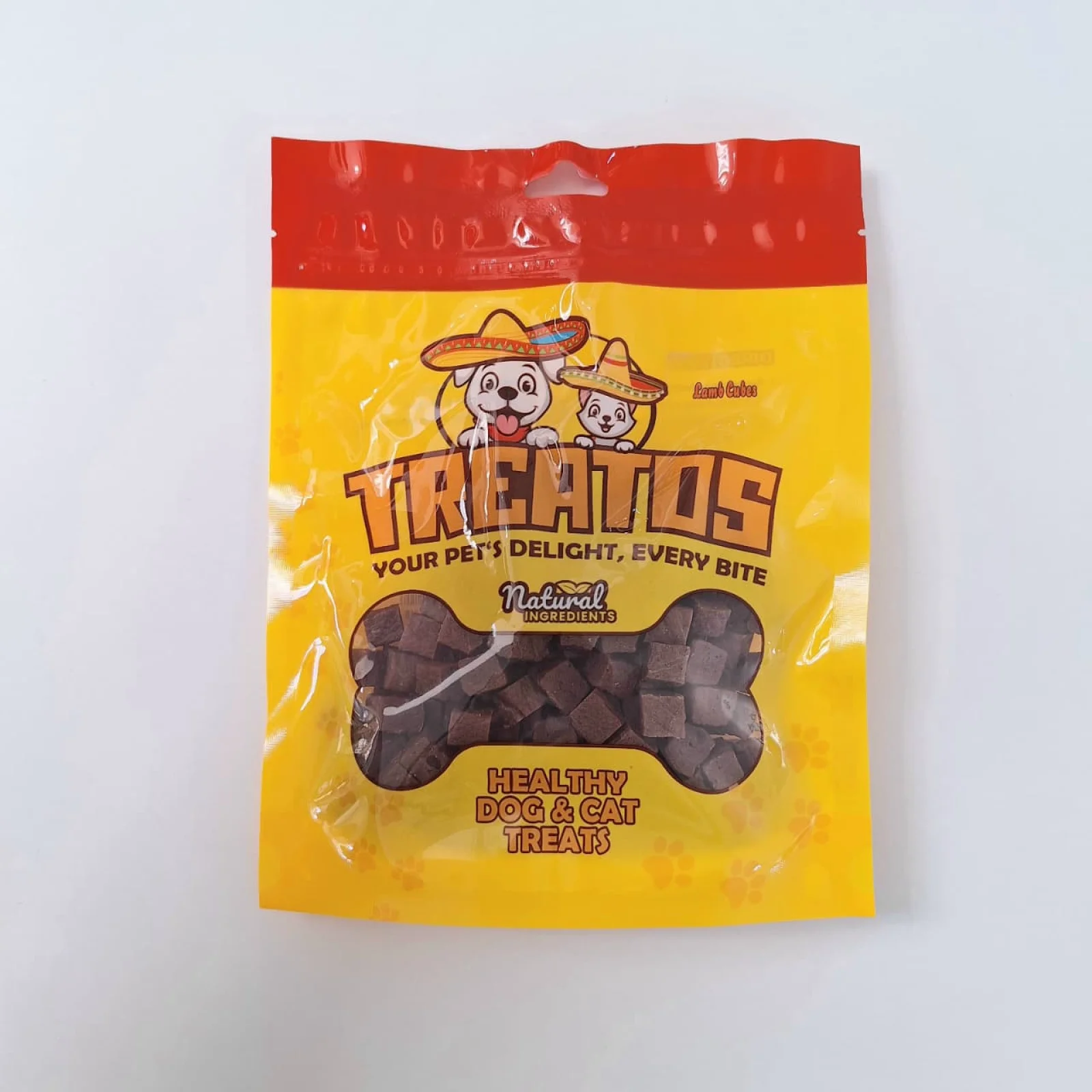 TREATOS - CHICKEN & COD SANDWICH STRIPS (500 G)