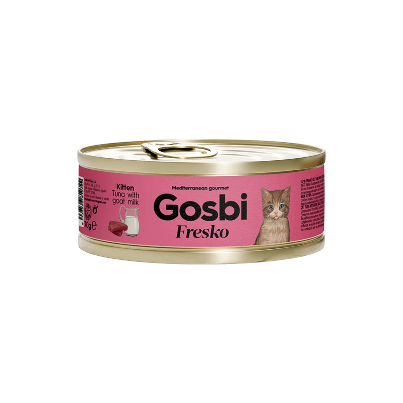 GOSBI FRESKO KITTEN TUNA - GOAT MILK 70 G