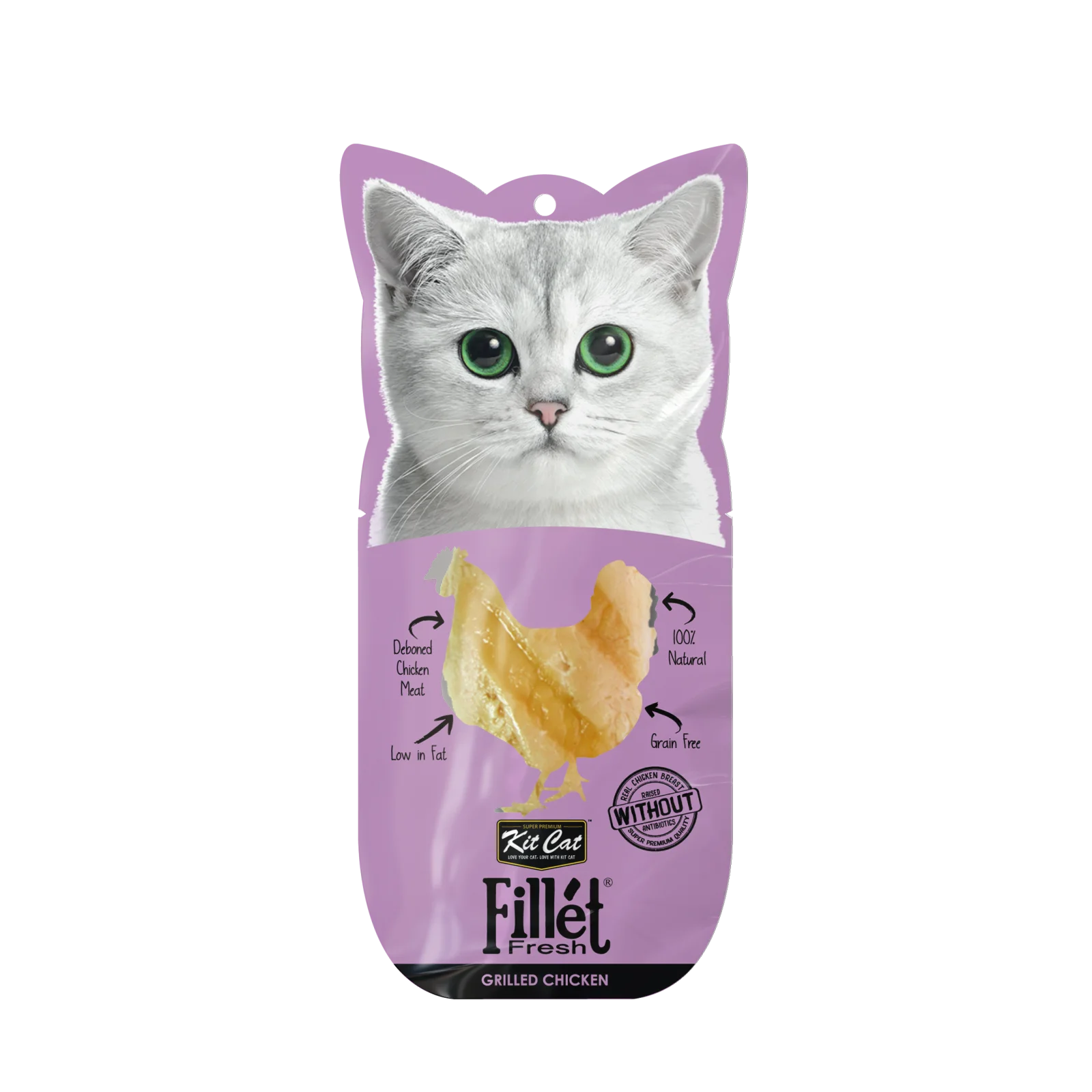 KITCAT FILLET KC-775 GRILLED CHICKEN 30 G