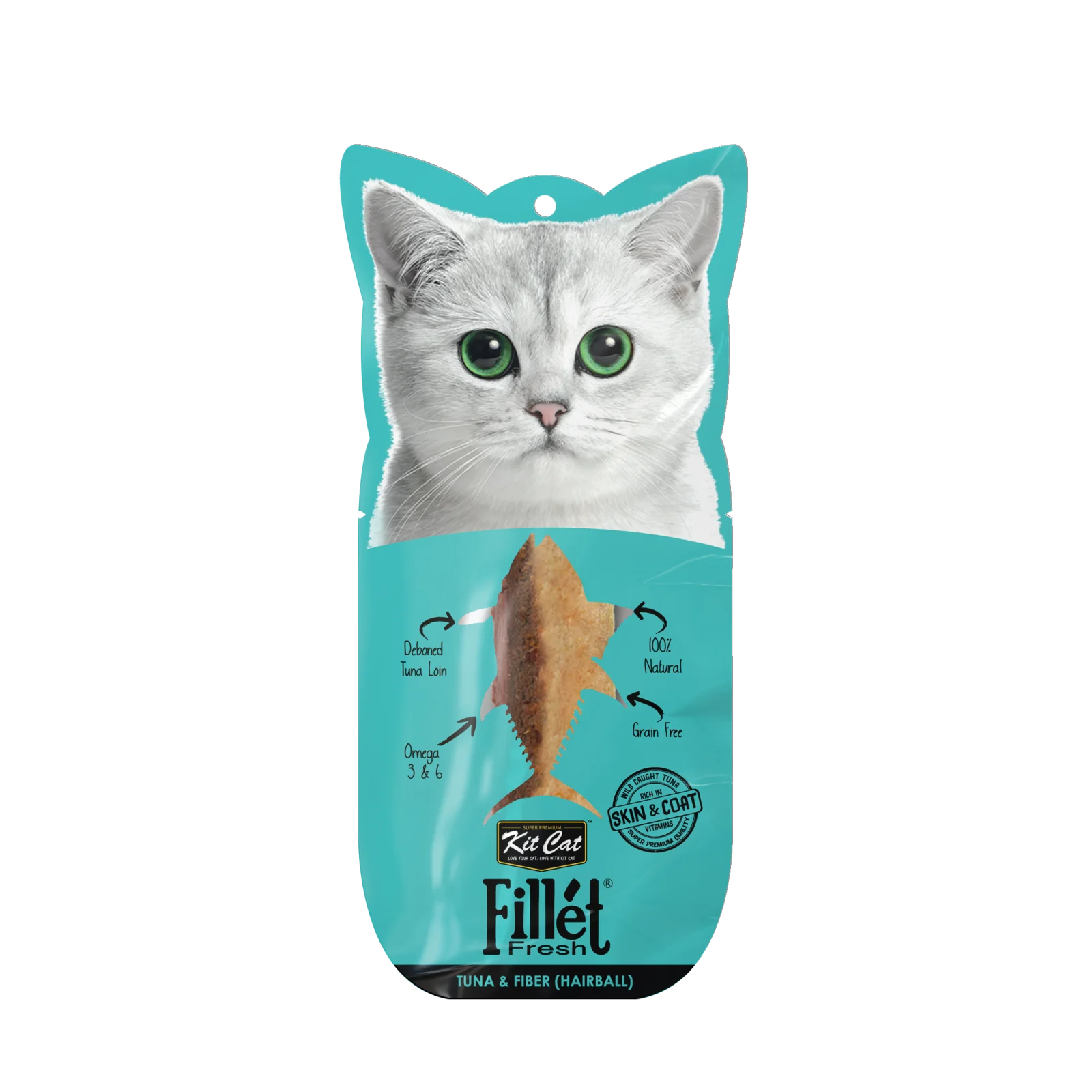KITCAT FILLET KC-829 TUNA & FIBER (HAIRBALL) 30 G