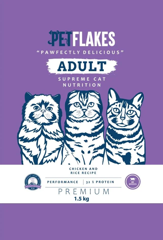 PET FLAKES - CAT - ADULT 1.5 KG