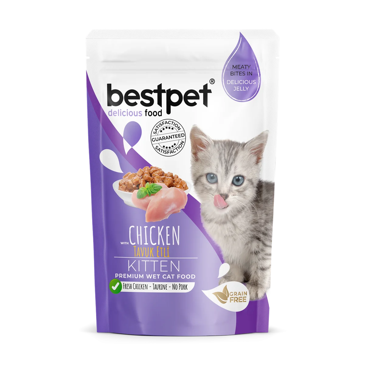 BESTPET - KITTEN - CHICKEN IN JELLY 85 G
