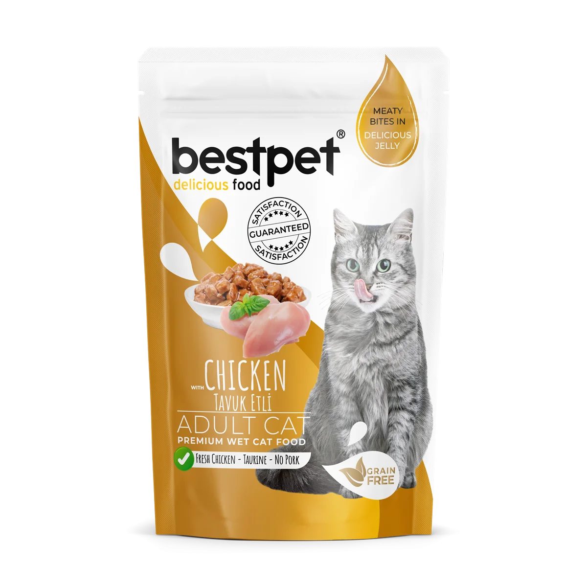 BESTPET - CAT ADULT - CHICKEN IN JELLY 85 G
