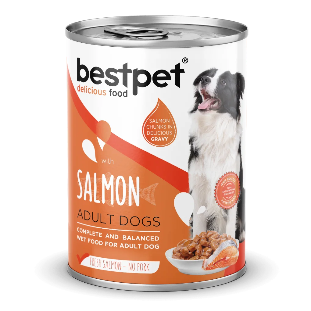 BESTPET - DOG ADULT - SALMON CHUNKS IN GRAVY 400 G